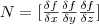 \cec N= [\frac{\delta f}{\delta x} \frac{\delta f}{\delta y} \frac{\delta f}{\delta z}]