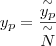 \displaystyle y_p=\frac{\overset{\sim}{y_p}}{\overset{\sim}{N}}